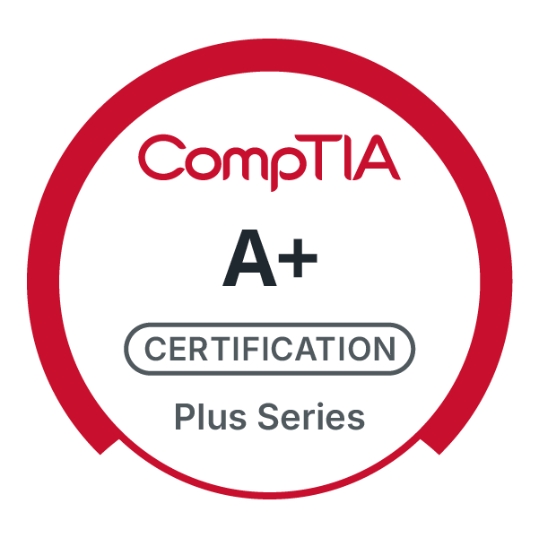 This image is the logo for CompTIA A+ certification.