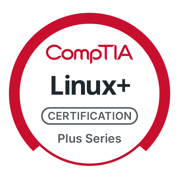 This image is the logo for CompTIA Linux+ certification.