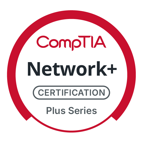 This image is the logo for CompTIA Network+ certification.