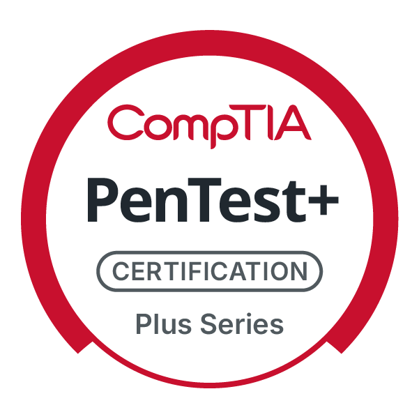 This image is the logo for CompTIA PenTest+ certification.