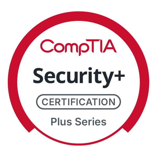 This image is the logo for CompTIA Security+ certification.